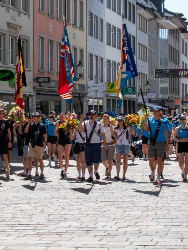 Umzug durch die Stadt
