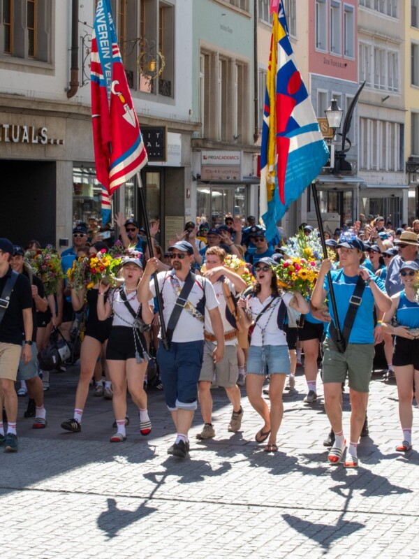 Umzug durch die Stadt